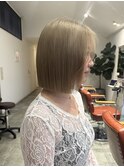 ハイトーンボブ可愛いです！
