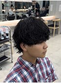 シャドウパーマ波巻きスパイラルパーマウルフパーマ名古屋駅栄駅