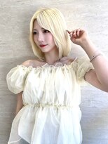 パルス ヨコハマ(PULSE yokohama)&nbsp;顔周りレイヤーボブ小顔カット