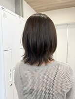 バサ 立川店(BASSA) レイヤーボブ×オリーブベージュ