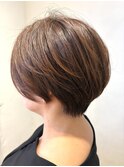 ショートボブ ハンサムショート