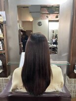 ムード 金沢文庫([mu;d])&nbsp;山崎　セミロング　【髪質再生カラー,髪質改善,髪質改善カラー】