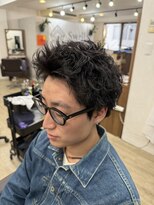 スウェル 津田沼店(Swell)&nbsp;スパイキー×ピンパーマ[津田沼駅/Men's/メンズカット/パーマ]