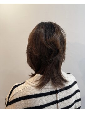 ピュアソウル(Pure Soul) 毛流れ綺麗な大人のミディアムレイヤー