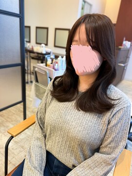 マーリャヘアー(mallia hair) レイヤースタイルレイヤーカットロングレイヤー小顔スタイル