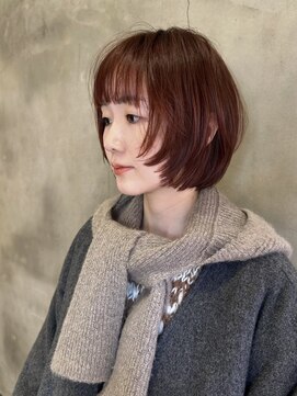 ルクバト(RUKBAT) オレンジピンクカラー/レヤーボブ