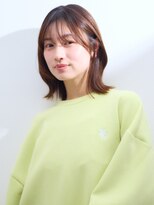 モーラ サロン 高石店(MOLLA)&nbsp;シースルーバングの抜け感ミディ