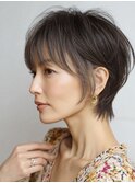 白髪ぼかし脱白髪染め似合わせカット40代50代60代