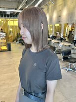 ヒビヲ 天神警固(HIBIO) ブリーチダブルカラーショートボブ切りっぱなしボブタッセルボブ
