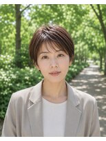コレット アトリエ(COLLET atelier)&nbsp;大人可愛い丸みショート×ナチュラルブラウン