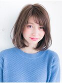 透明感カラーのふわっとボブ☆