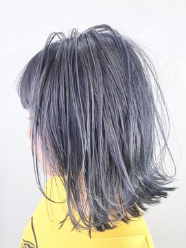 アルバム 新宿(ALBUM SHINJUKU) 切りっぱなし外ハネボブ_ジグザグバングミニマムボブ_ba165041