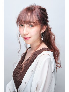 エムウィッシュ(M Wish) 抜け感ハーフアップ/ヘアアレンジ/ヘアセット/お呼ばれヘア