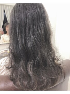 インビテーション(invitation) #ブルーアッシュ#ゆるふわロング