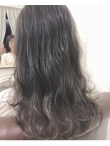 インビテーション(invitation) #ブルーアッシュ#ゆるふわロング