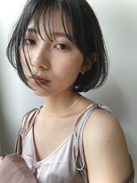 ニール 名古屋 伏見 丸の内(NEELU)&nbsp;抜け感のバングのシンプルmlniBOB