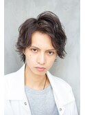 AUSTIN メンズアップバング×束感マッシュ