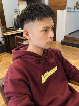 アイリーヘアデザイン(IRIE HAIR DESIGN) 【IRIE HAIR赤坂】バーバーカット×クロップスタイル×フェード