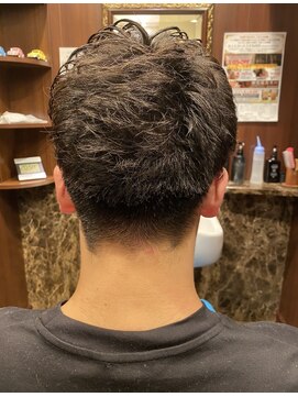 ヒロギンザ 浜松町店(HIRO GINZA) ショートツーブロック刈り上げ