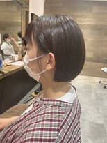 ビヨウシツ ポスタ&nbsp;ミニボブ×グレージュ　正木ゆかり