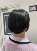 【麻布十番】クセ毛でOKの白髪染めショート