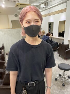 ソイ コンク 下北沢(soi conc) ペールピンク/ハイトーンショート/ミニボブ