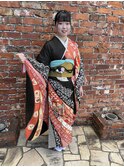 成人式着付け