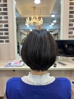 ロク 白楽(rocu)&nbsp;前髪/マチルダボブ/ピンクベージュインナー/グレージュ[白楽駅]