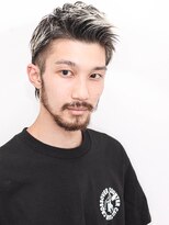 ルックグッドストア(LOOK GOOD STORE)&nbsp;束感ツーブロックマッシュパーマウルフ波巻きスキンフェード216