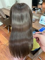 キュア 表参道(CURE)&nbsp;黒髪/グレージュカラー/ココアベージュ/ヘルシーロング「表参道