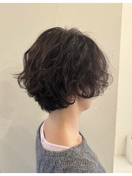 キミドリ(KIMIDORI) 大人ひし形ショートパーマ30代40代【恵比寿KIMIDORI】