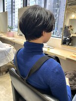 レトン 銀座(leton)&nbsp;ショートパーマ/美髪/切りっぱなしボブ/銀座/ハンサムショート