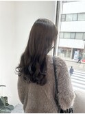 《佐藤遥》愛され顔周りカット　シアーグレージュ