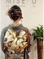 ミセス 天神店(MISESU)&nbsp;#_sayaka_  大人上品な成人式ヘアセット