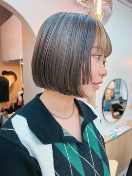 シビバイレボ(CIBI by revo) 地毛風カラー/ナチュラルレイヤーカット/ショートボブ[船橋]