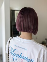 リグレイス(Re×Grace)&nbsp;☆ライラックピンク切りっぱなしミニボブぱっつん