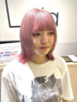 レア 渋谷(Le'a) ピンクカラー/ピンクベージュ/ウルフ/ショートウルフ/ボブウルフ