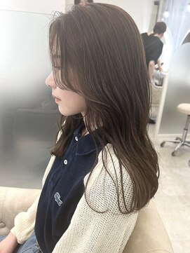 ネモネ バイ ミリー 梅田茶屋町(nemone by milly) ほんのりオリーブブラウン　大人ヘア