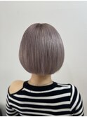 前髪カタログ　アンブレラカラー　こなれミディ