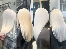 《ダメージレスなダブルカラー施術が◎》職場でもOKなインナーカラー提案も【ハイトーンカラー/ブリーチ】