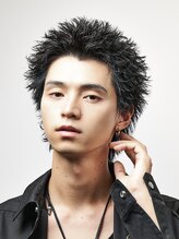 ゴールドシブヤ(GOALD SHIBUYA) スパイキーショートパーマ