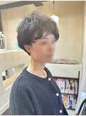 カーリーマッシュ　＃マッシュ＃ショート＃パーマ