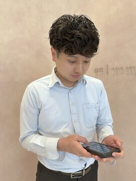 オン キャナルシティ博多前店(on) 【竹内哉汰】20代30代 ビジネスマン必見 爽やかフリンジパーマ