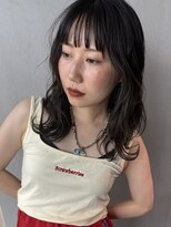 ロンドシエル 横浜(Lond ciel)&nbsp;ネイビーアッシュ/ふんわりミディアム/横浜