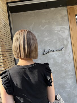 リベラル(Liberal) 髪質改善カラーミルクティーベージュ