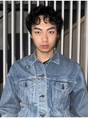 メンズカットパーマ/メンズパーマ/学割U24/センターパート