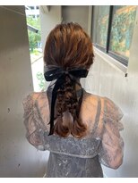 プランツヘアー&nbsp;編みおろしhair