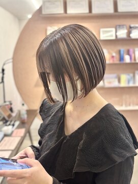 ローライト×ボブ