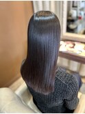 極ツヤ◎乾かすだけでつくる美髪ストレートロング