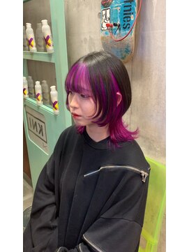 アールイーバイインク 渋谷(Re. by INK.) ダークアッシュ/似合わせカット/ミディアムレイヤーカット